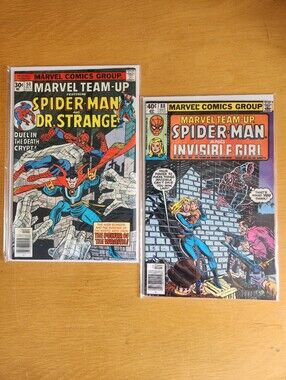 Marvel Team-Up #50, #88 - Marvel Comics (Lot of 2) Spider-Man, Dr. Strange